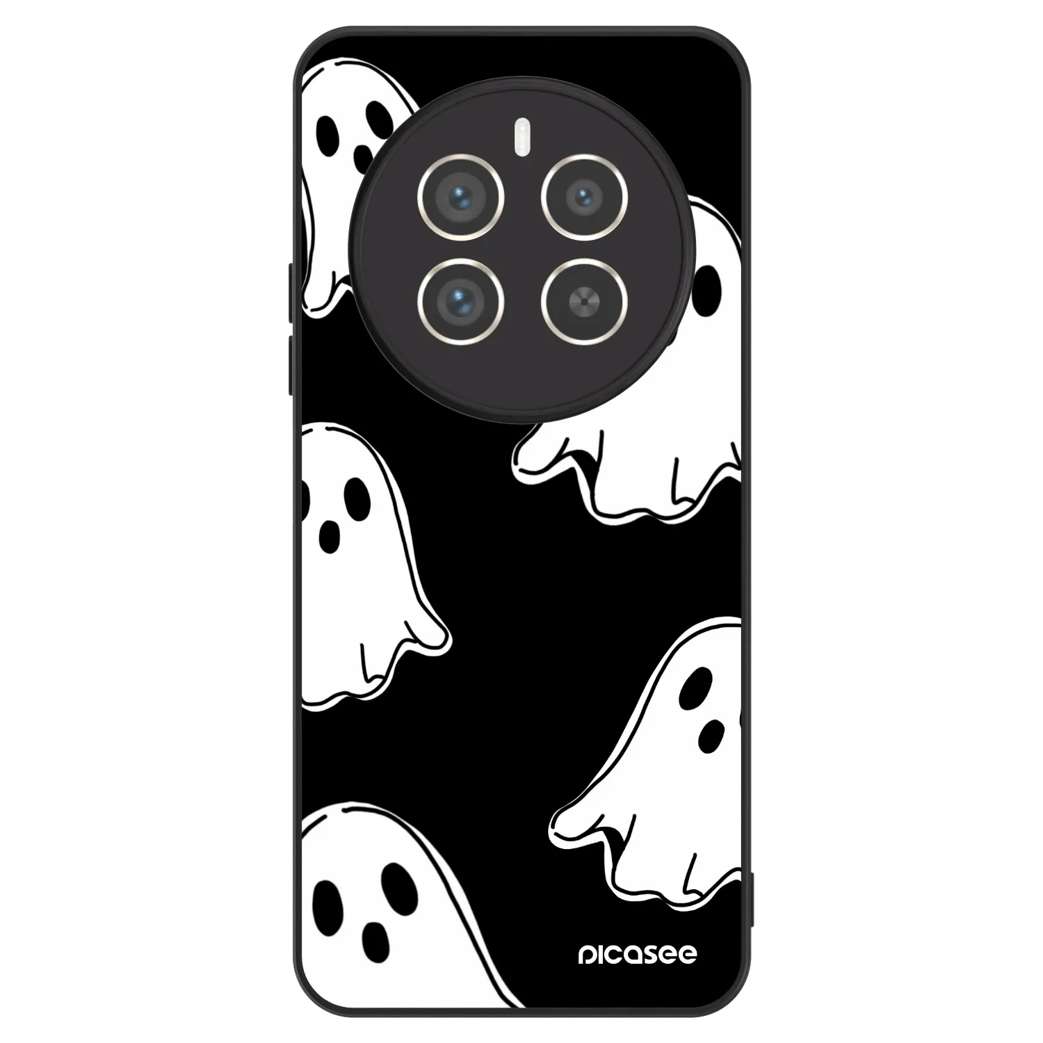 Picasee ULTIMATE CASE pentru Realme 12 Pro 5G - Black ghosts