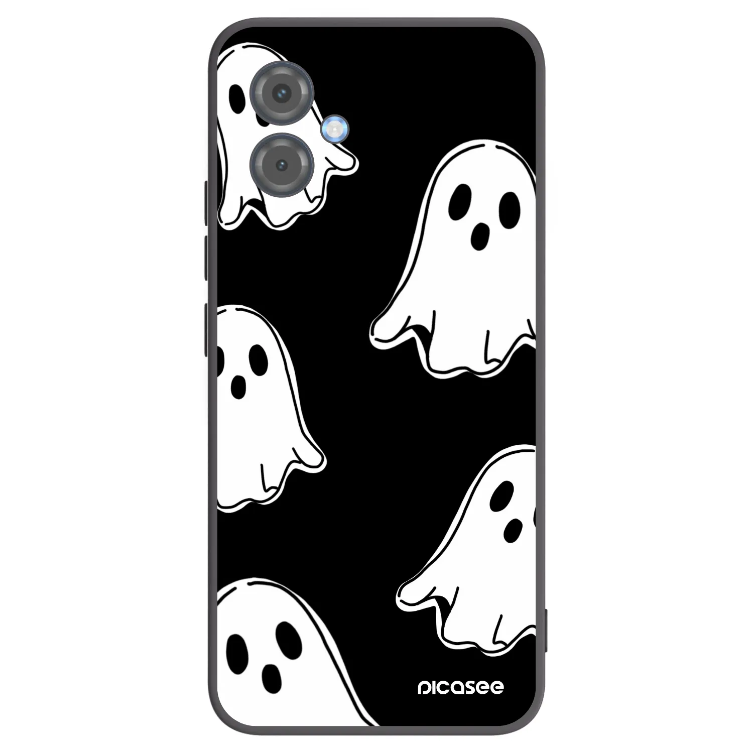 Picasee husă neagră din silicon pentru Motorola Moto G14 - Black ghosts