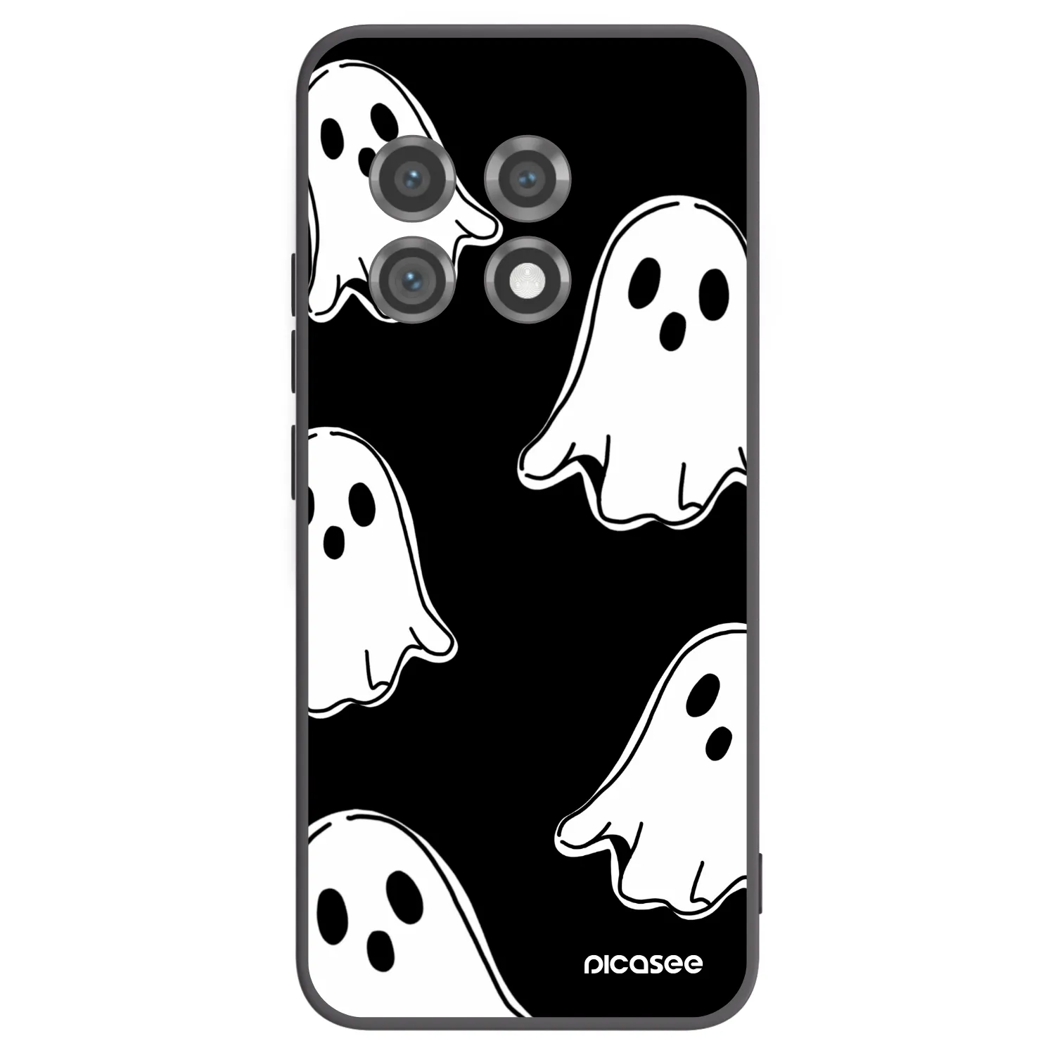 Picasee husă neagră din silicon pentru OnePlus 11 5G - Black ghosts
