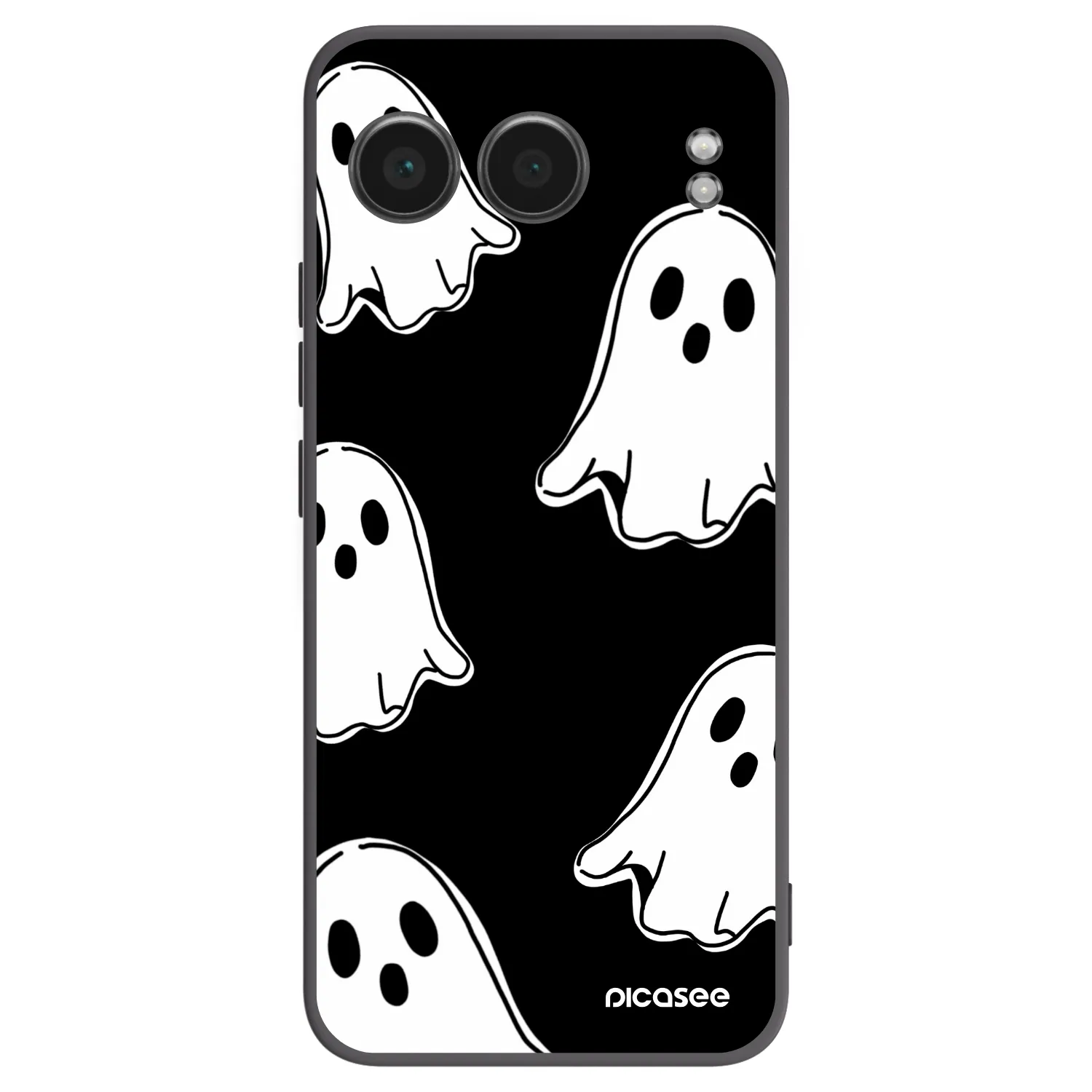 Picasee husă neagră din silicon pentru OnePlus Nord 4 - Black ghosts