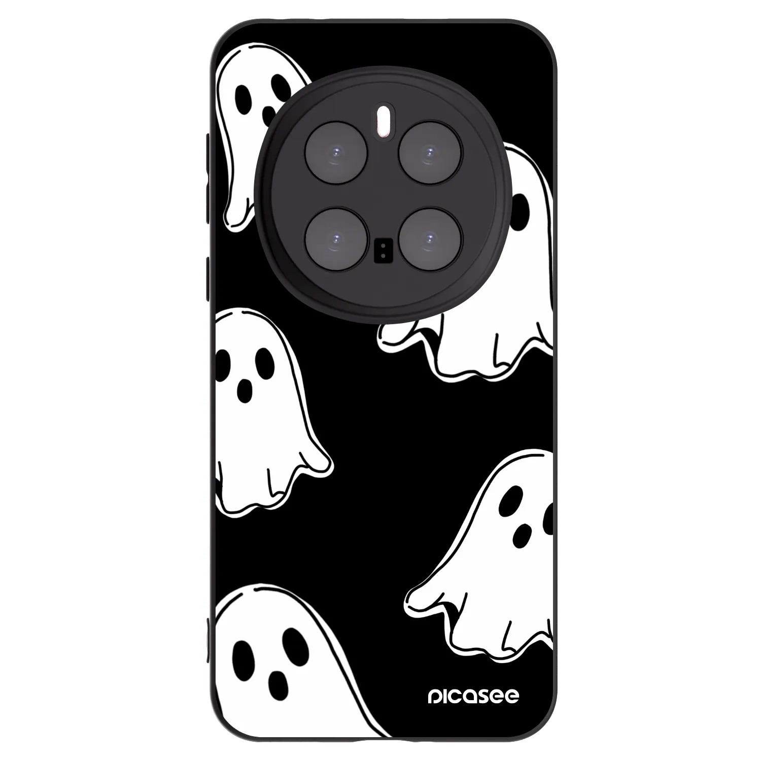 Picasee husă neagră din silicon pentru Honor Magic7 Pro 5G - Black ghosts