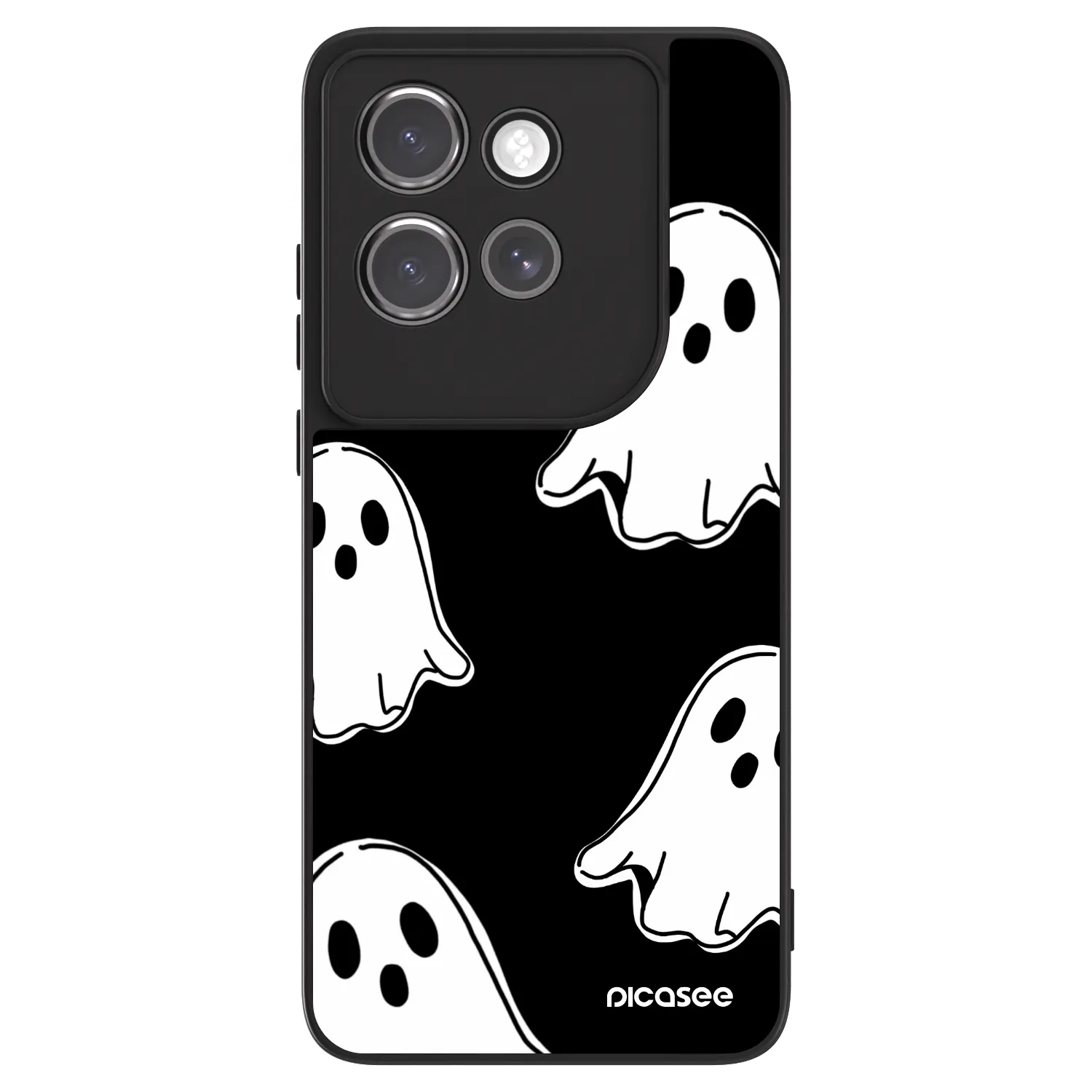 Picasee ULTIMATE CASE pentru Motorola Edge 50 Neo - Black ghosts