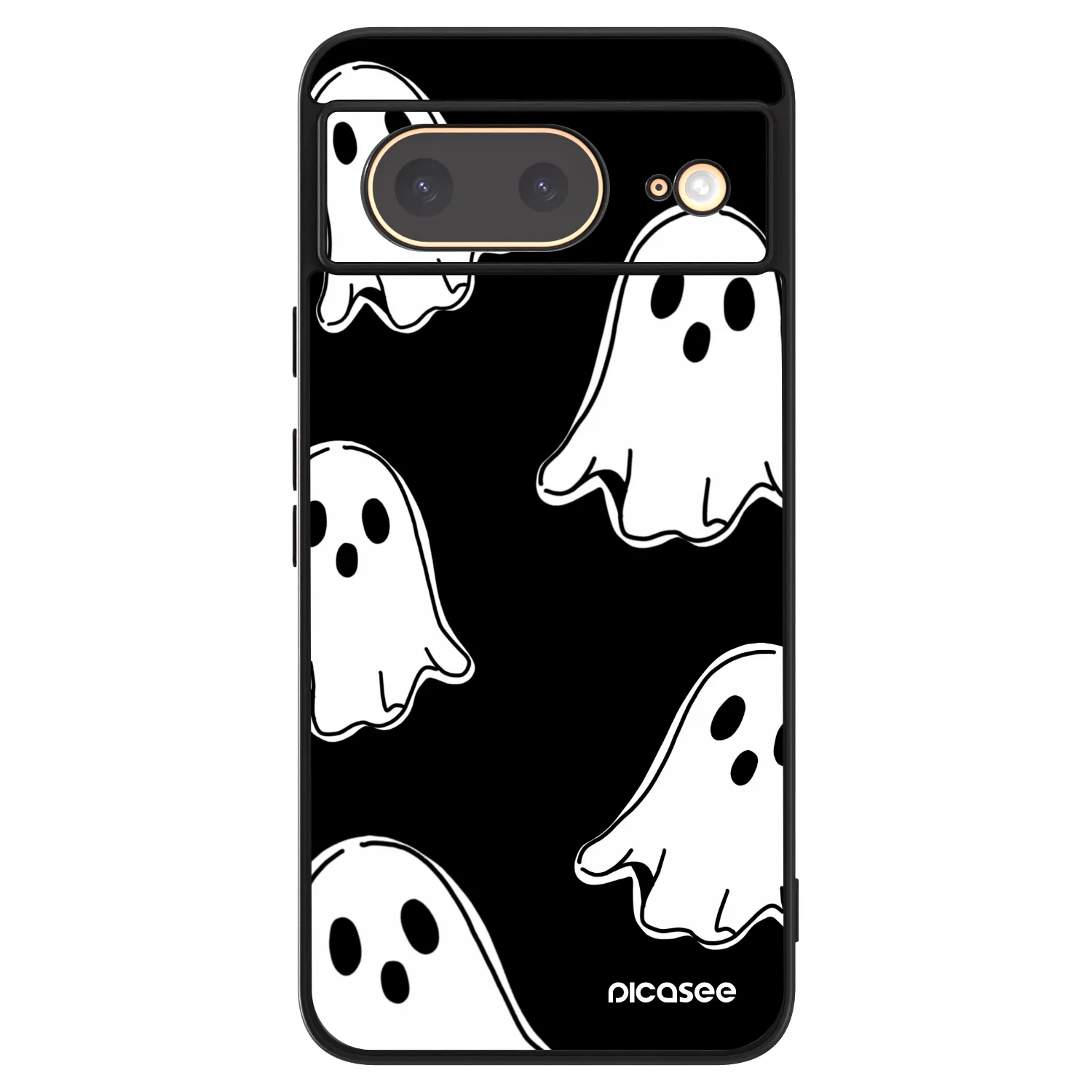 Picasee ULTIMATE CASE pentru Google Pixel 8 - Black ghosts
