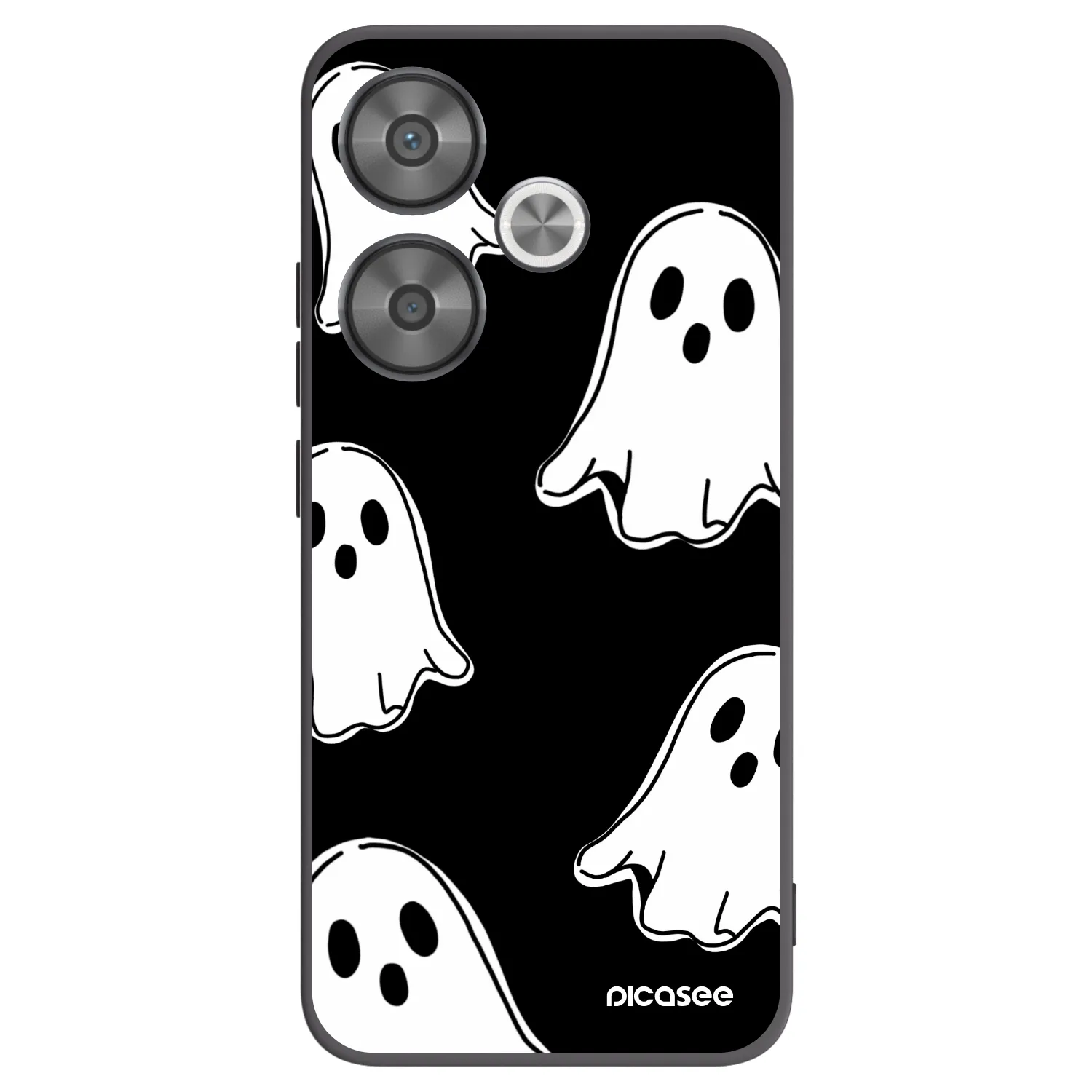 Picasee husă neagră din silicon pentru Xiaomi Poco F6 - Black ghosts