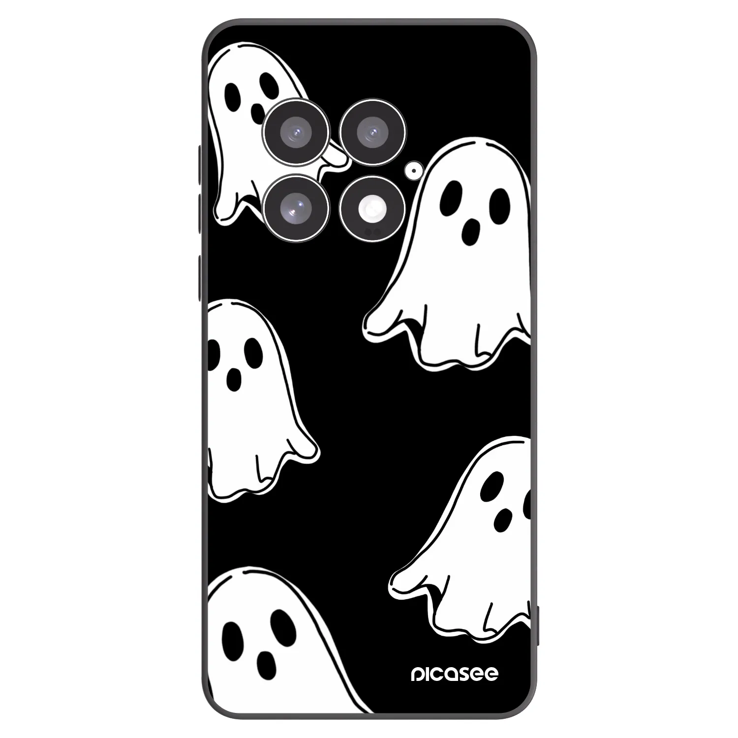 Picasee husă neagră din silicon pentru OnePlus 13 5G - Black ghosts