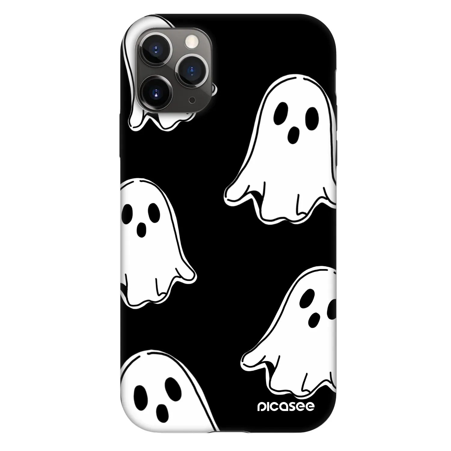 Picasee Fashion Case pentru Apple iPhone 11 Pro - Black ghosts