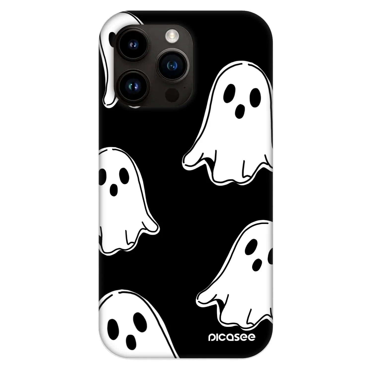 Picasee Fashion Case MagSafe pentru Apple iPhone 13 Pro - Black ghosts