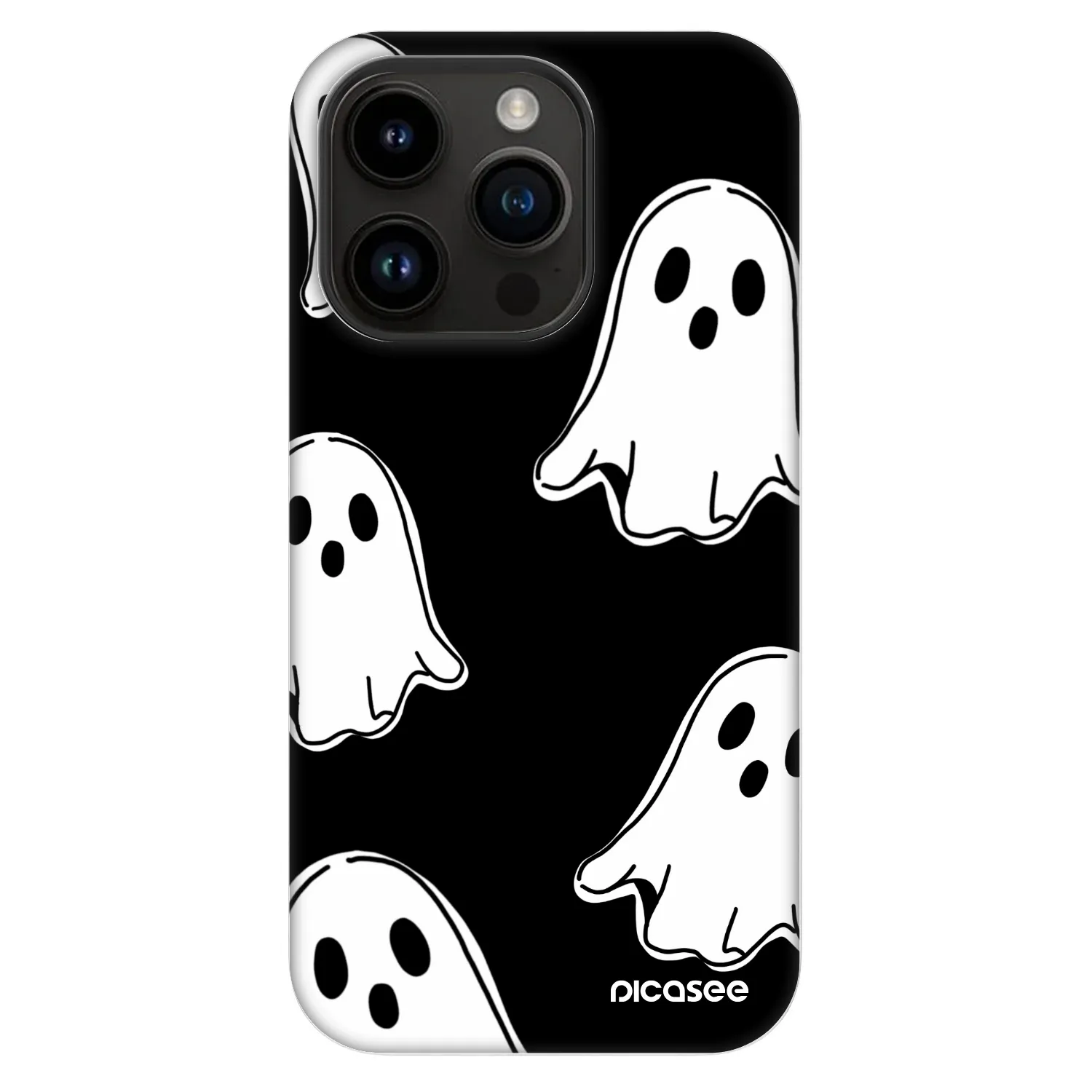 Picasee Fashion Case MagSafe pentru Apple iPhone 14 Pro - Black ghosts