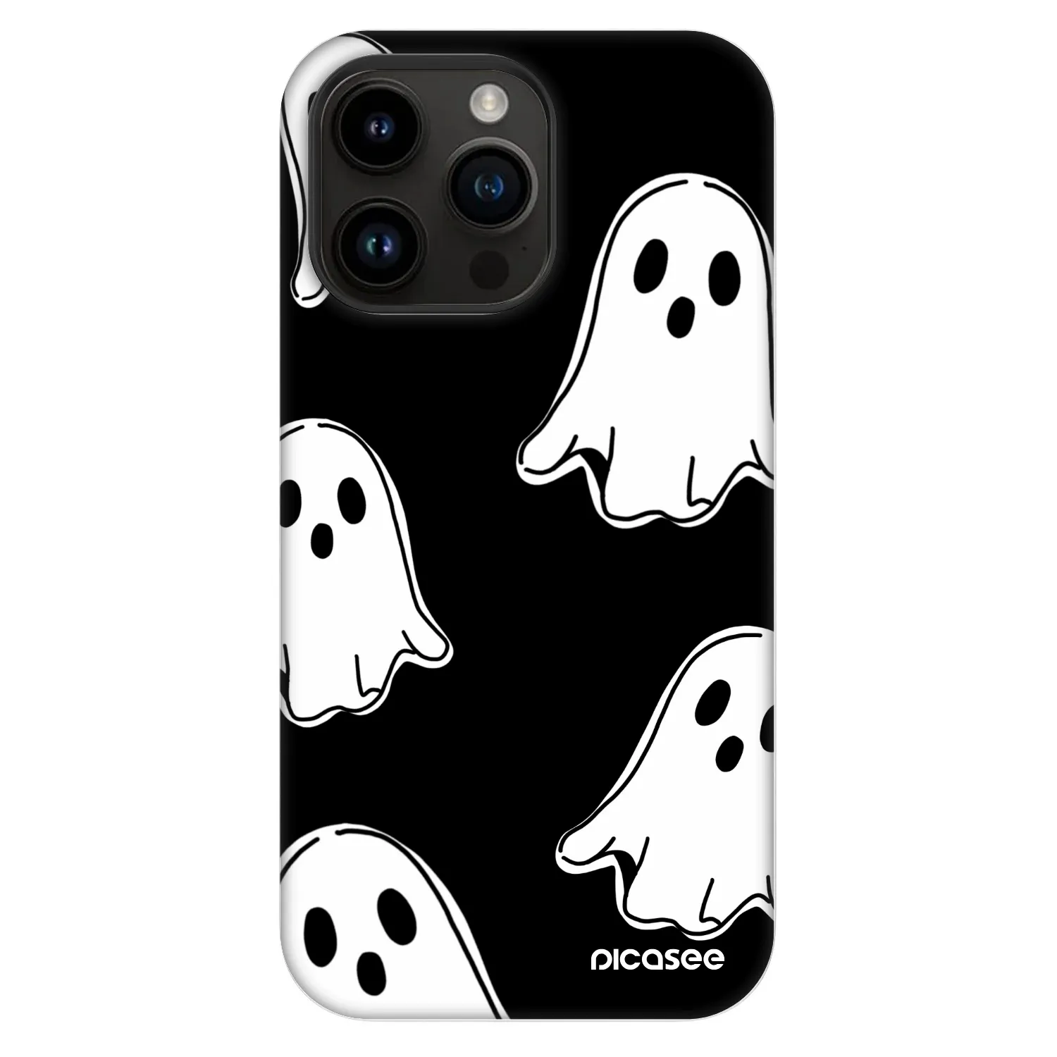 Picasee Fashion Case MagSafe pentru Apple iPhone 14 Pro Max - Black ghosts