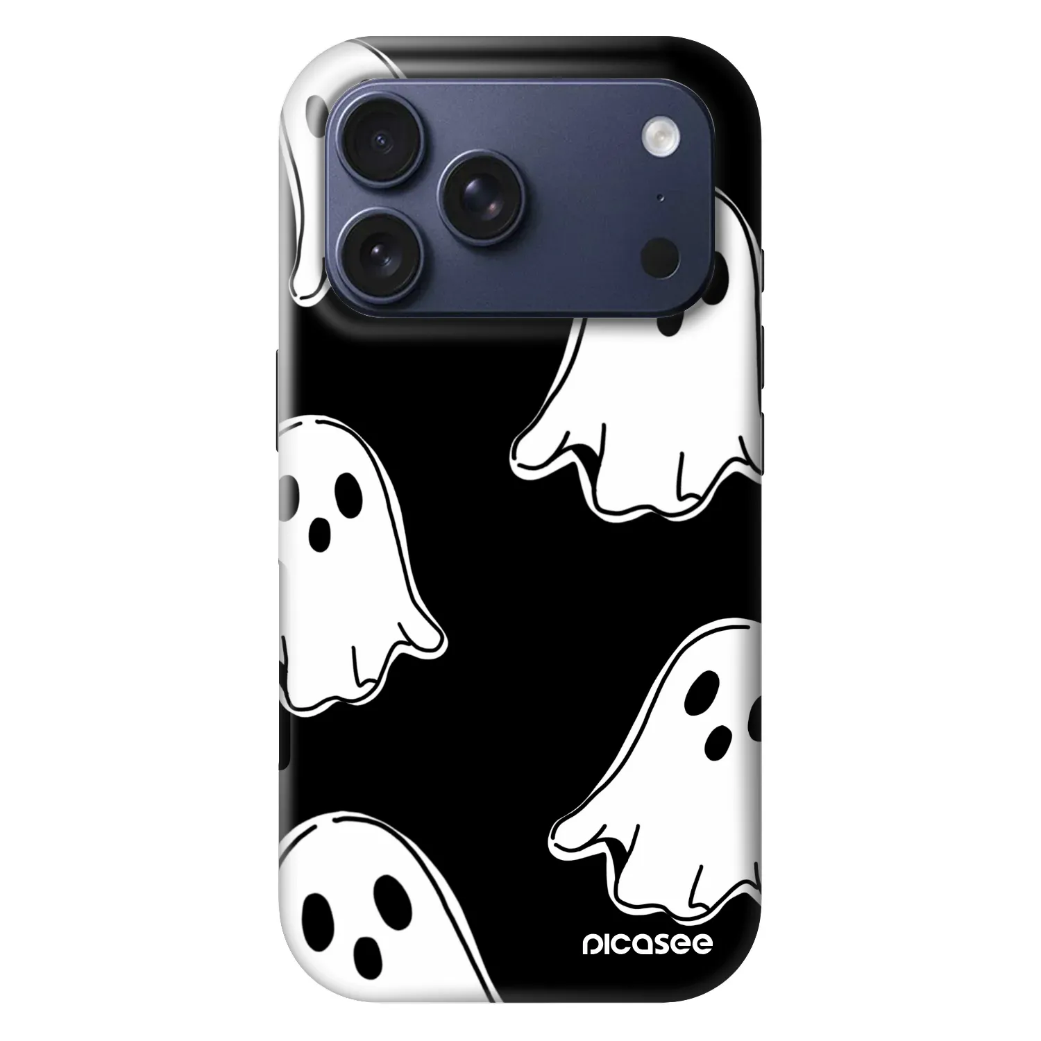 Picasee Fashion Case MagSafe pentru Apple iPhone 17 Pro - Black ghosts