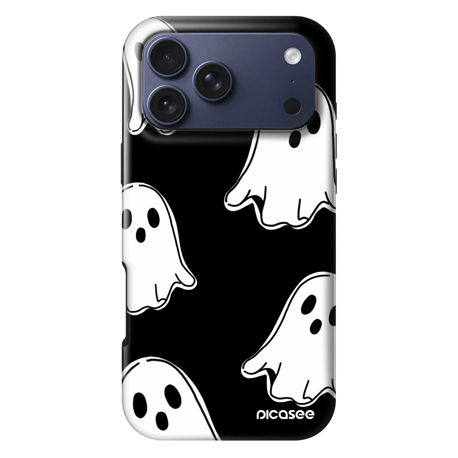 Picasee Fashion Case MagSafe pentru Apple iPhone 17 Pro Max - Black ghosts