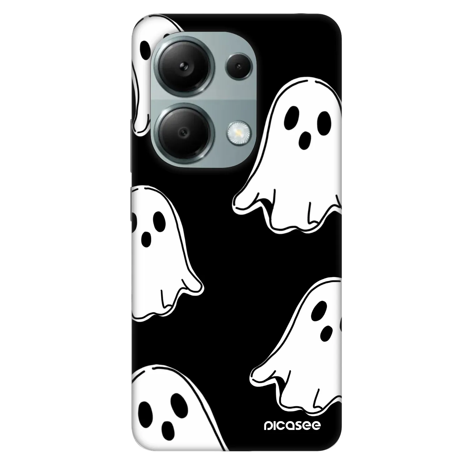 Picasee Fashion Case pentru Xiaomi Redmi Note 13 Pro 4G - Black ghosts