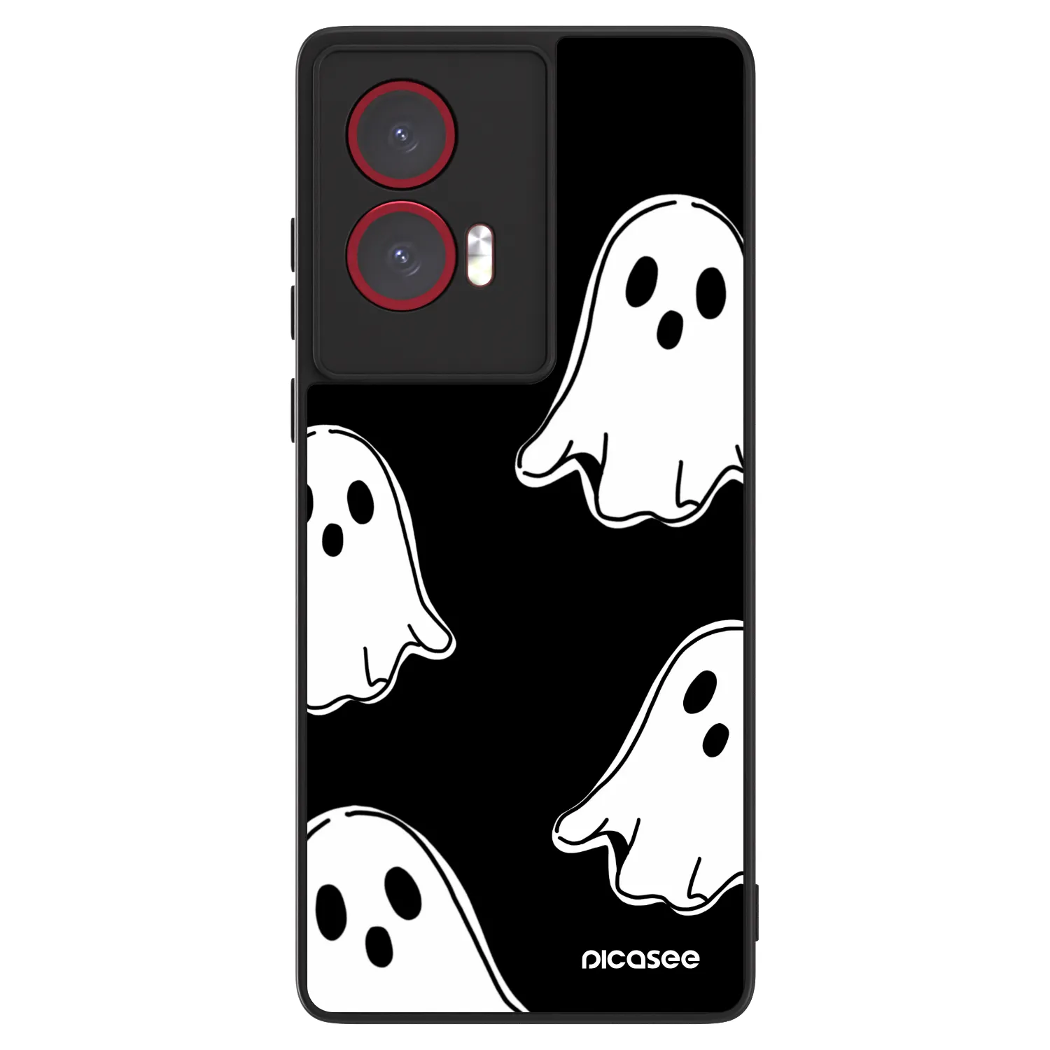 Picasee ULTIMATE CASE pentru Motorola Edge 50 Fusion - Black ghosts