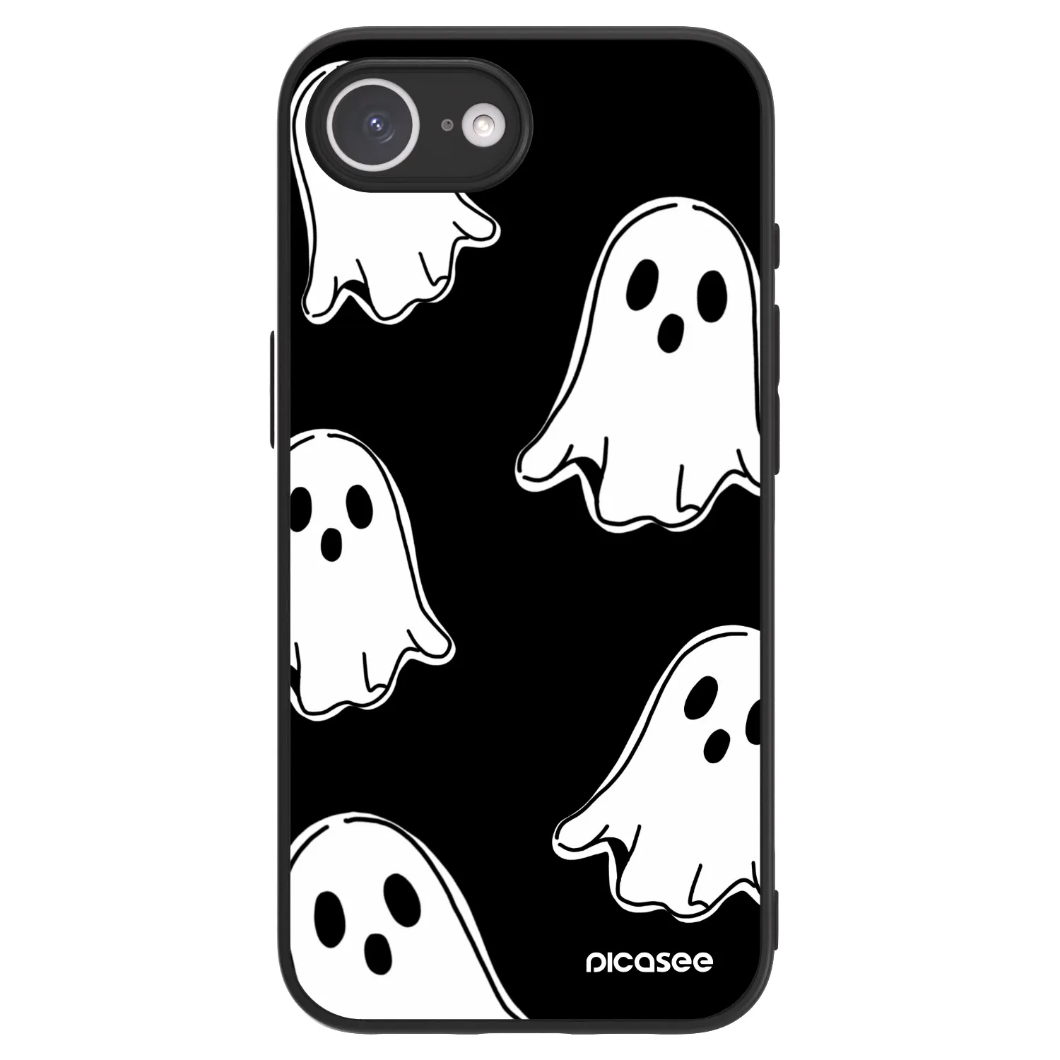 Picasee ULTIMATE CASE pentru Apple iPhone 17e - Black ghosts