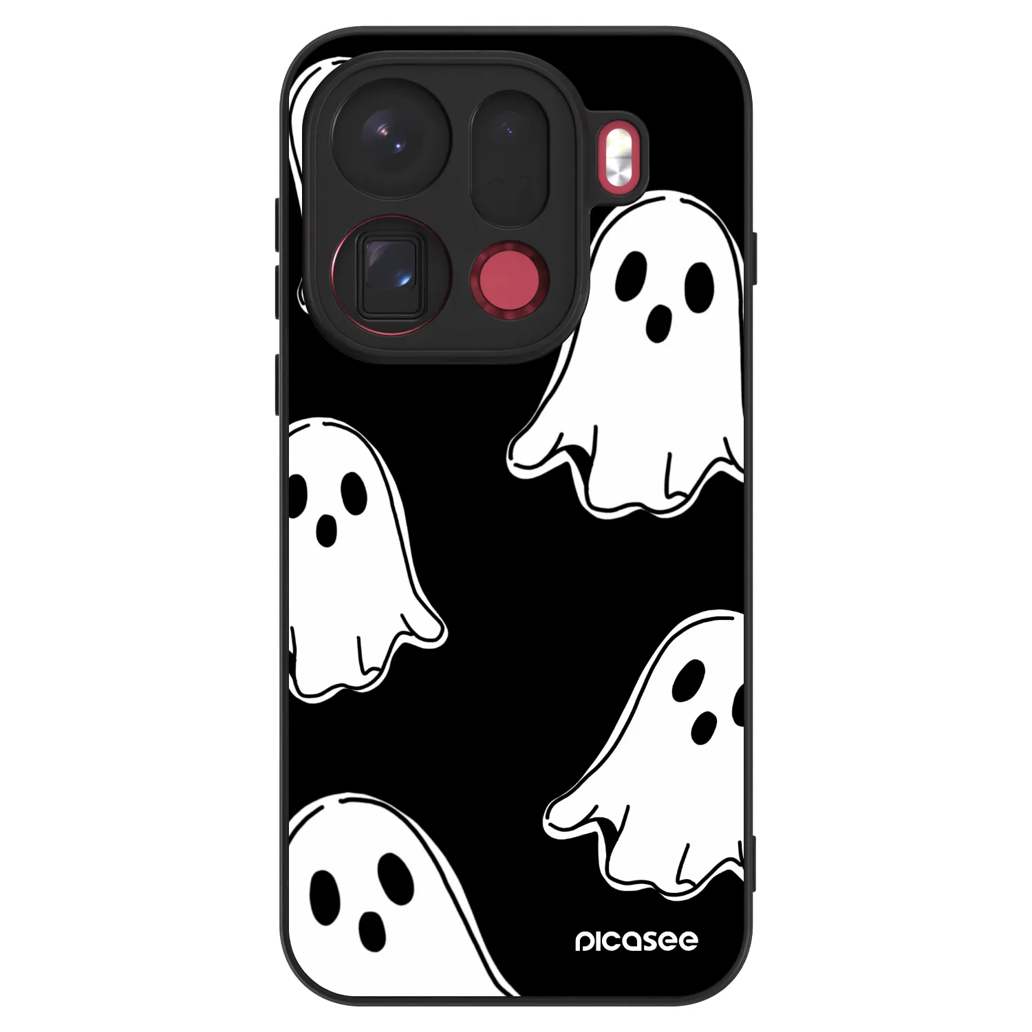 Picasee ULTIMATE CASE pentru OPPO Find X9 Pro - Black ghosts