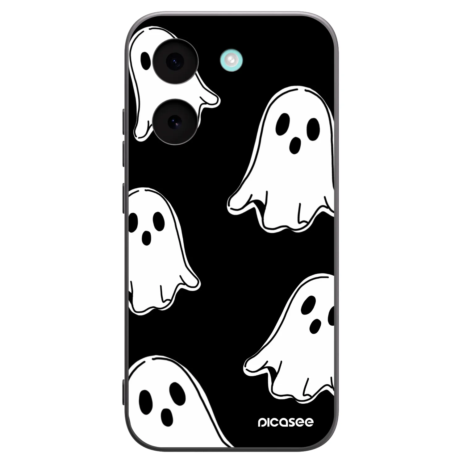 Picasee husă neagră din silicon pentru Xiaomi Poco X8 Pro - Black ghosts