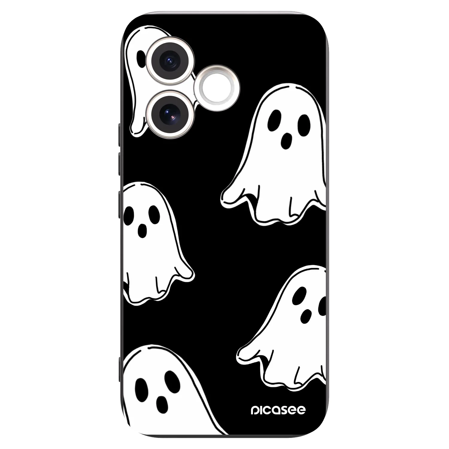 Picasee husă neagră din silicon pentru Honor 600 Lite - Black ghosts