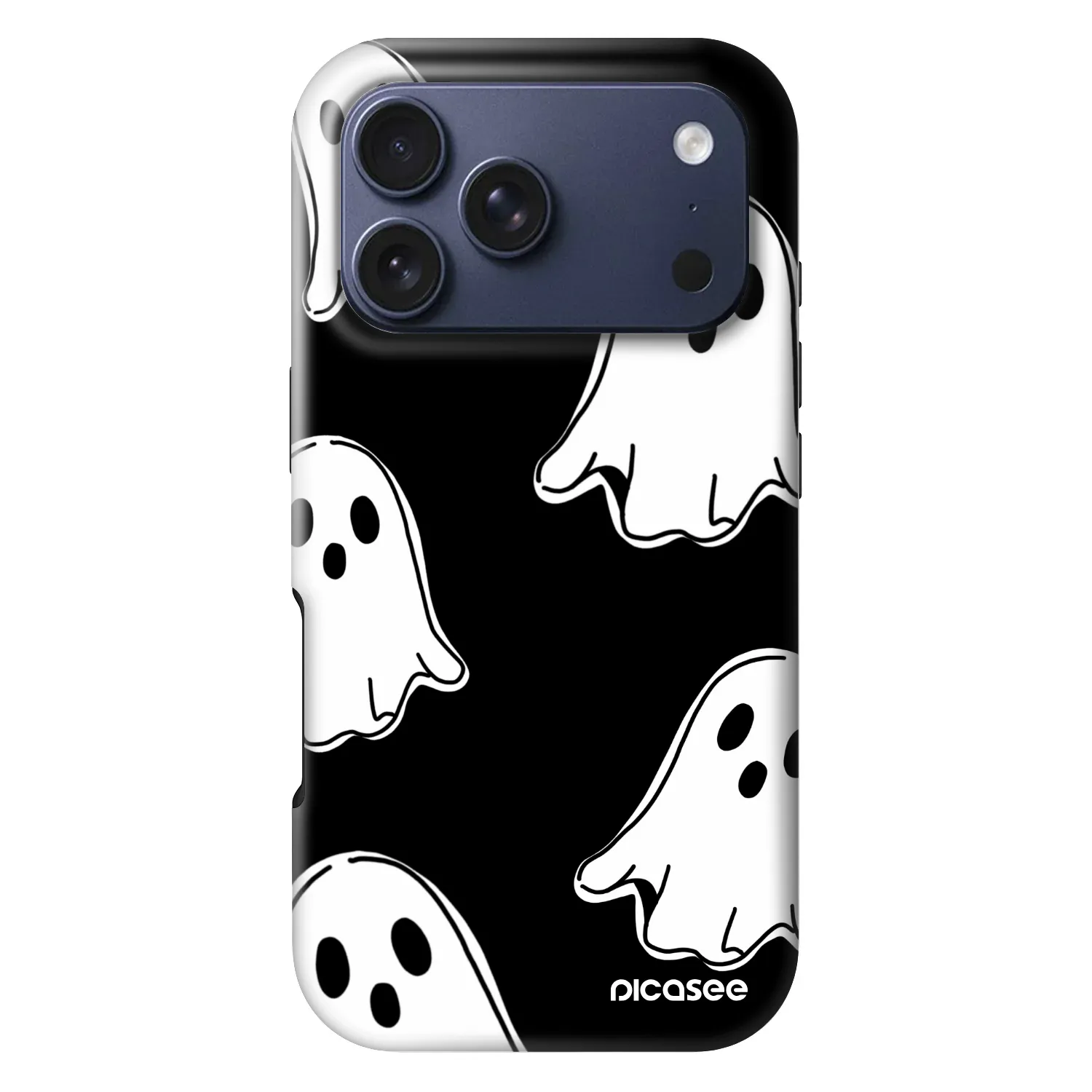 Picasee Fashion Case MagSafe pentru Apple iPhone 18 Pro - Black ghosts