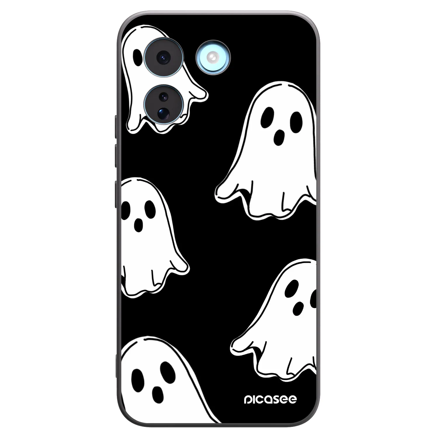 Picasee husă neagră din silicon pentru Xiaomi Redmi Note 17 Pro MAX 5G - Black ghosts
