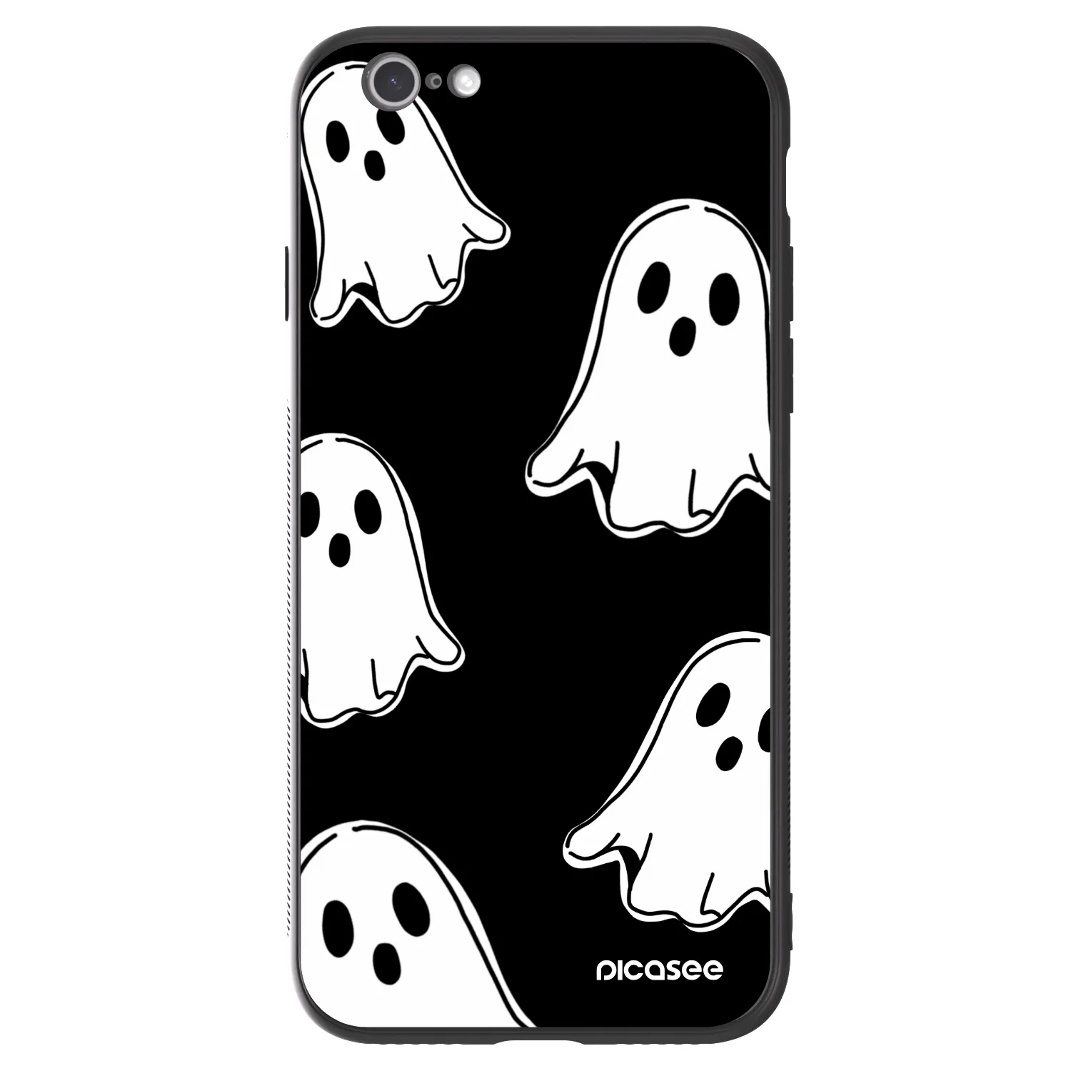 Picasee ULTIMATE CASE pentru Apple iPhone 6/6S - Black ghosts