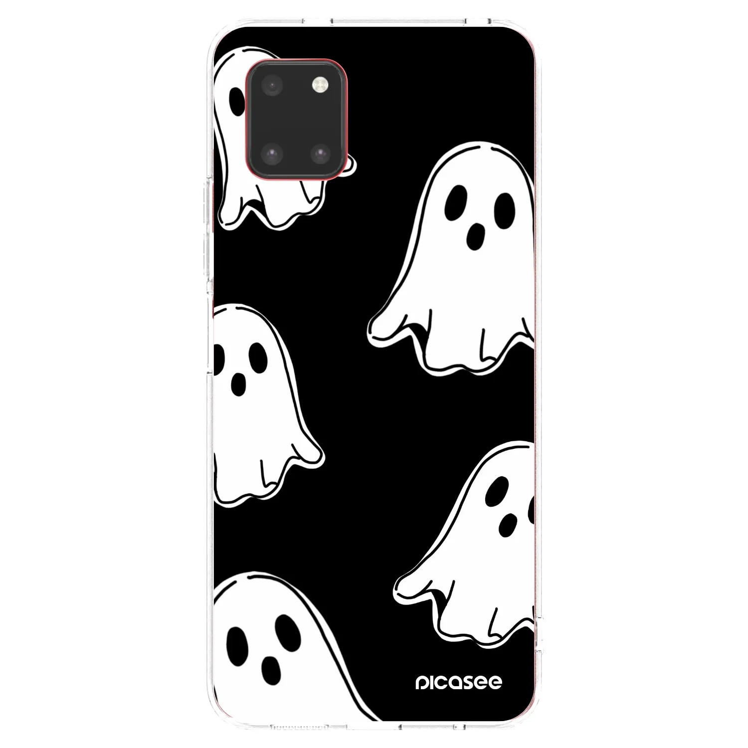 Picasee husă transparentă din silicon pentru Samsung Galaxy Note 10 Lite N770F - Black ghosts