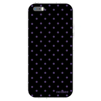 Picasee husă transparentă din silicon pentru Apple iPhone 5/5S/SE - Flickers