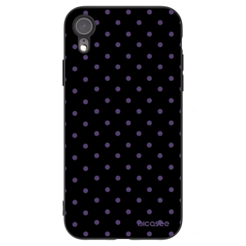 Picasee husă neagră din silicon pentru Apple iPhone XR - Flickers