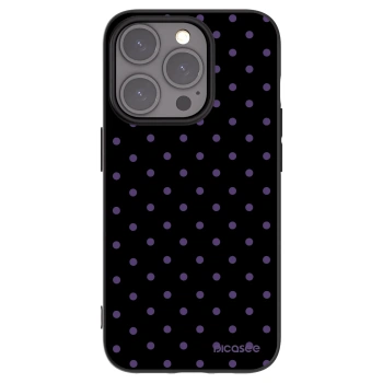 Picasee husă neagră din silicon pentru Apple iPhone 15 Pro - Flickers