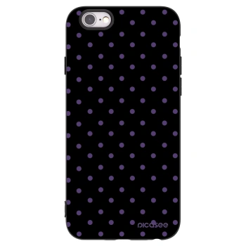 Picasee husă neagră din silicon pentru Apple iPhone 6/6S - Flickers