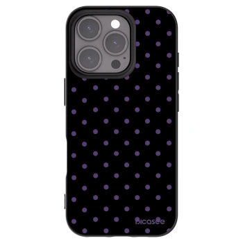 Picasee husă neagră din silicon pentru Apple iPhone 16 Pro - Flickers