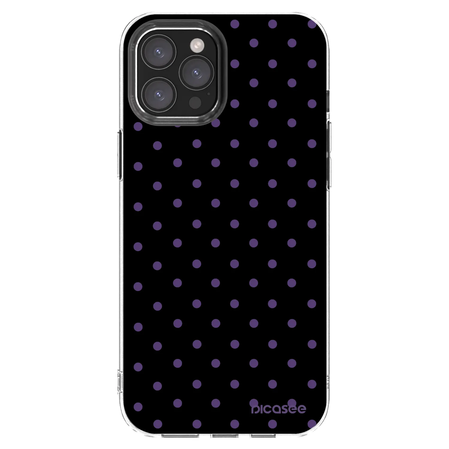 Picasee husă transparentă din silicon pentru Apple iPhone 12 Pro Max - Flickers
