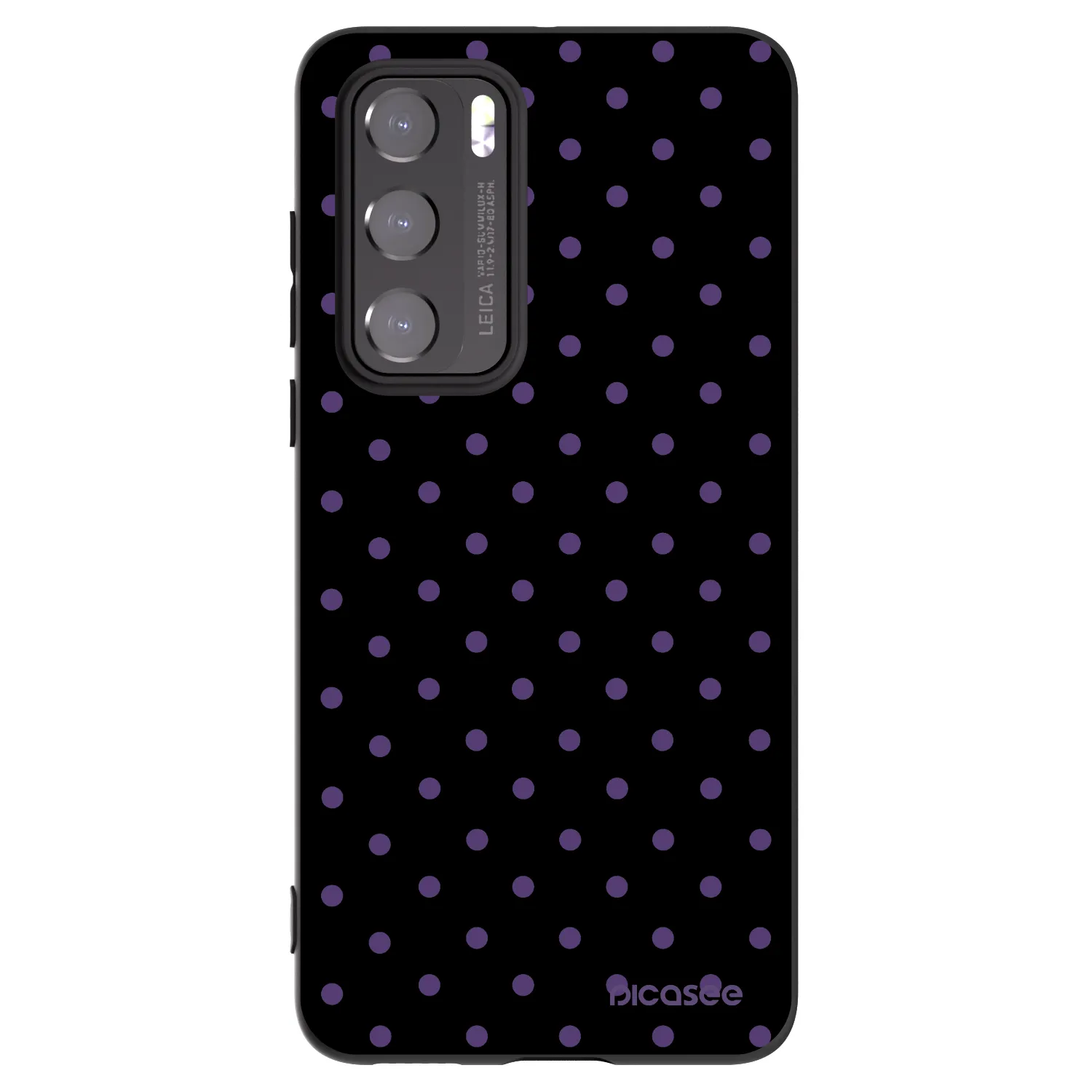 Picasee husă neagră din silicon pentru Huawei P40 - Flickers