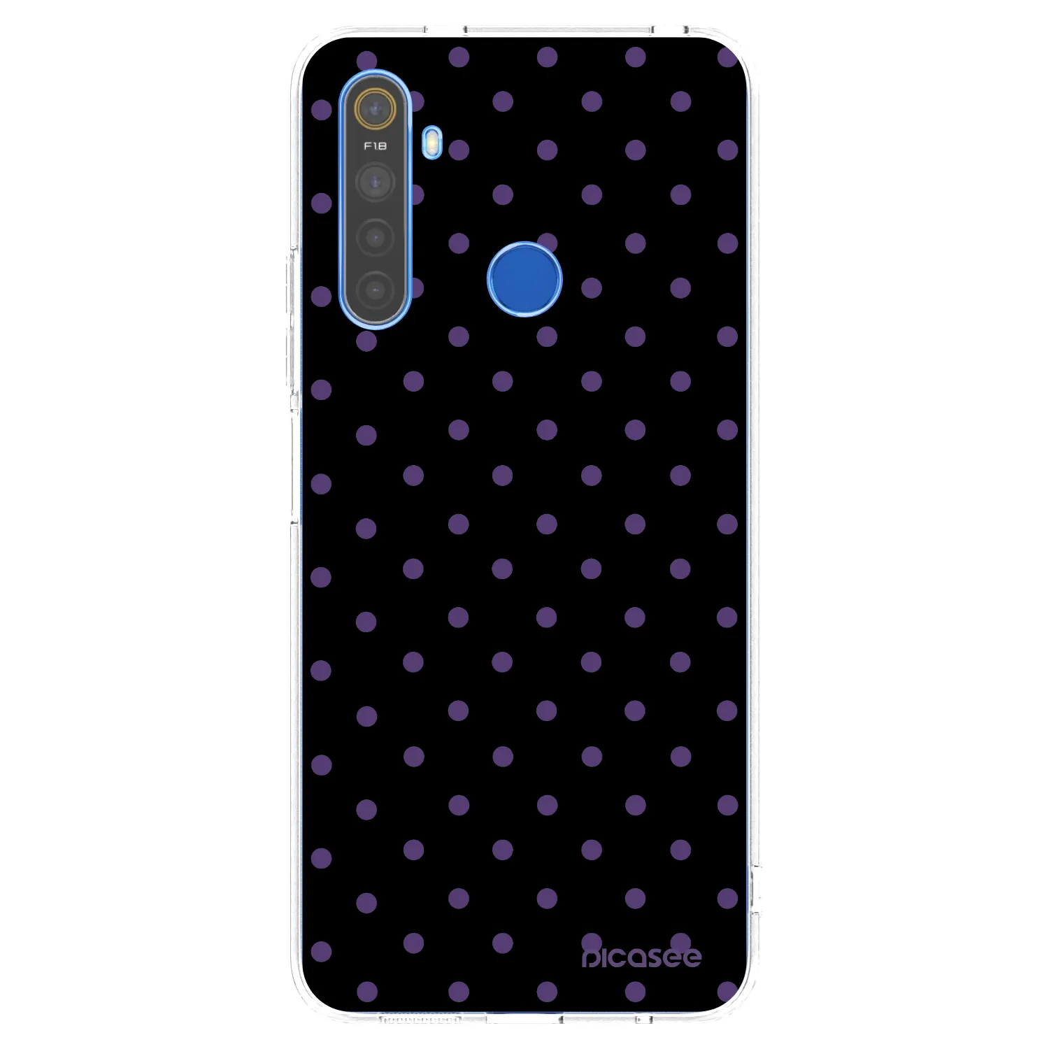 Picasee husă transparentă din silicon pentru Realme 5 - Flickers