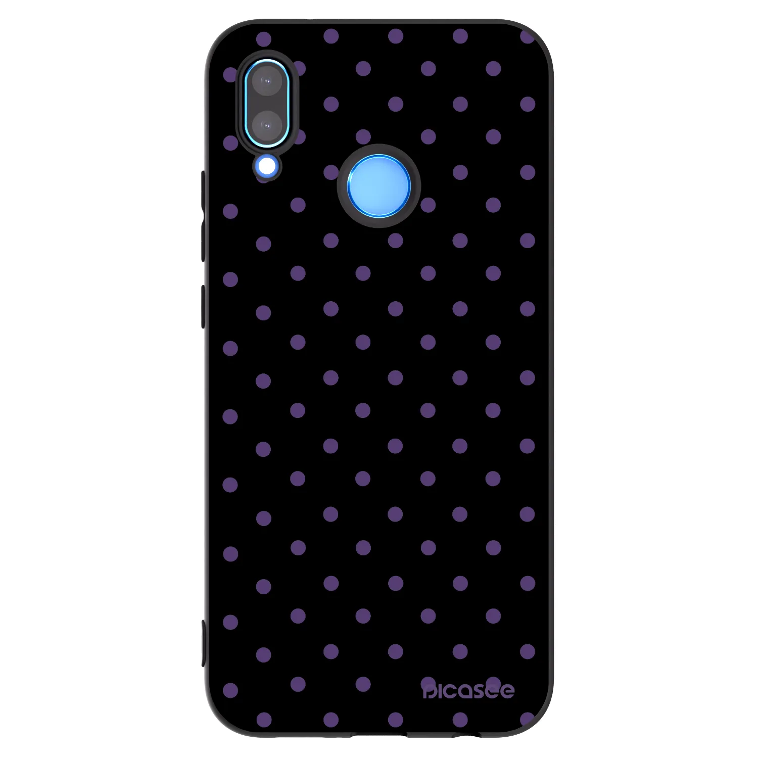 Picasee husă neagră din silicon pentru Huawei P20 Lite - Flickers