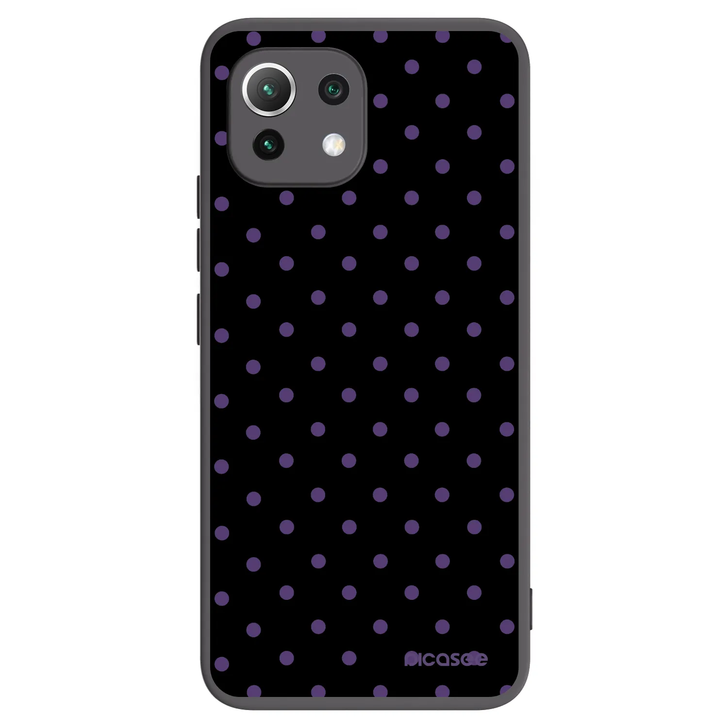 Picasee husă neagră din silicon pentru Xiaomi Mi 11 Lite - Flickers