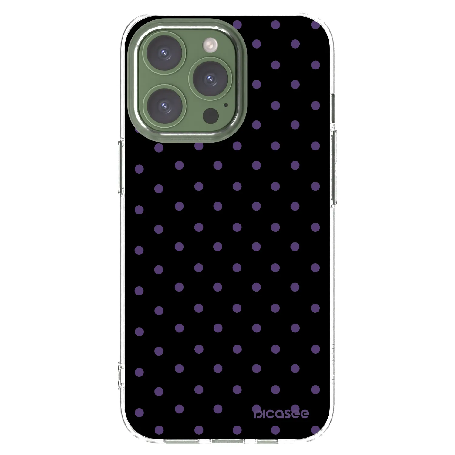 Picasee husă transparentă din silicon pentru Apple iPhone 13 Pro - Flickers