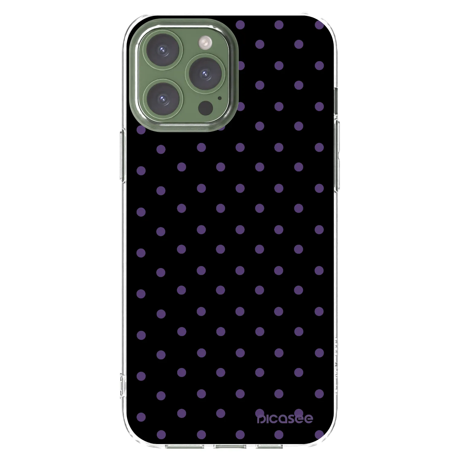 Picasee husă transparentă din silicon pentru Apple iPhone 13 Pro Max - Flickers