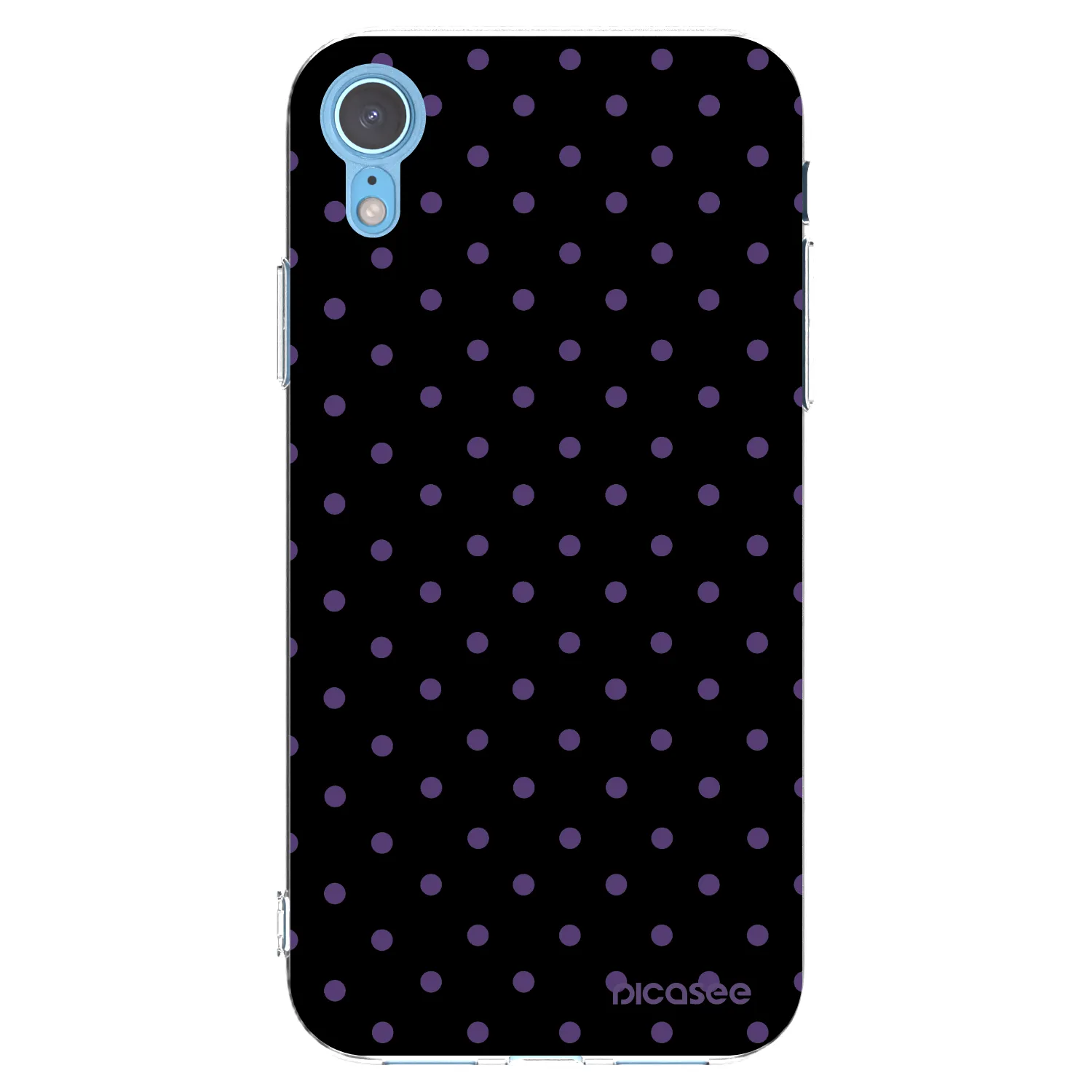Picasee husă transparentă din silicon pentru Apple iPhone XR - Flickers