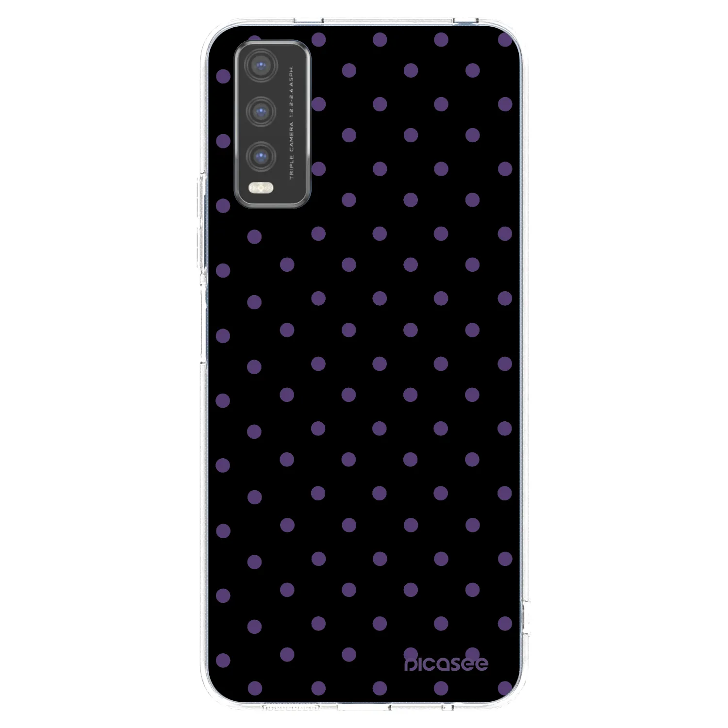 Picasee husă transparentă din silicon pentru Vivo Y20s - Flickers