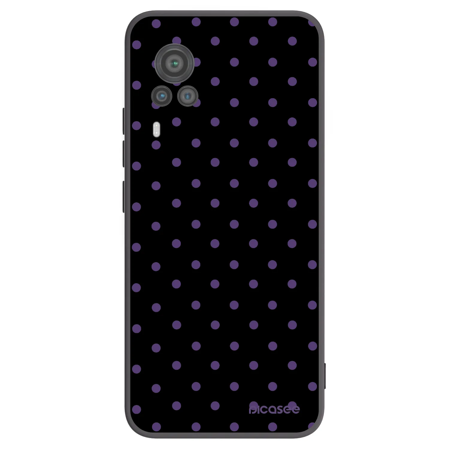 Picasee husă neagră din silicon pentru Vivo X60 Pro 5G - Flickers