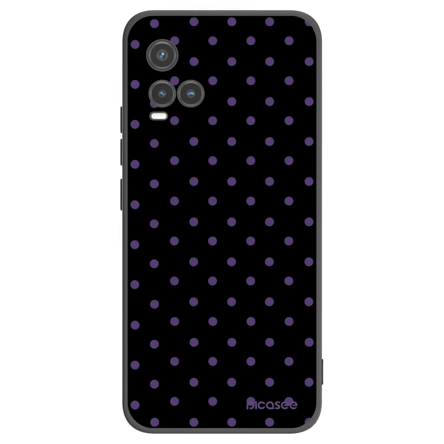 Picasee husă neagră din silicon pentru Vivo Y33s - Flickers