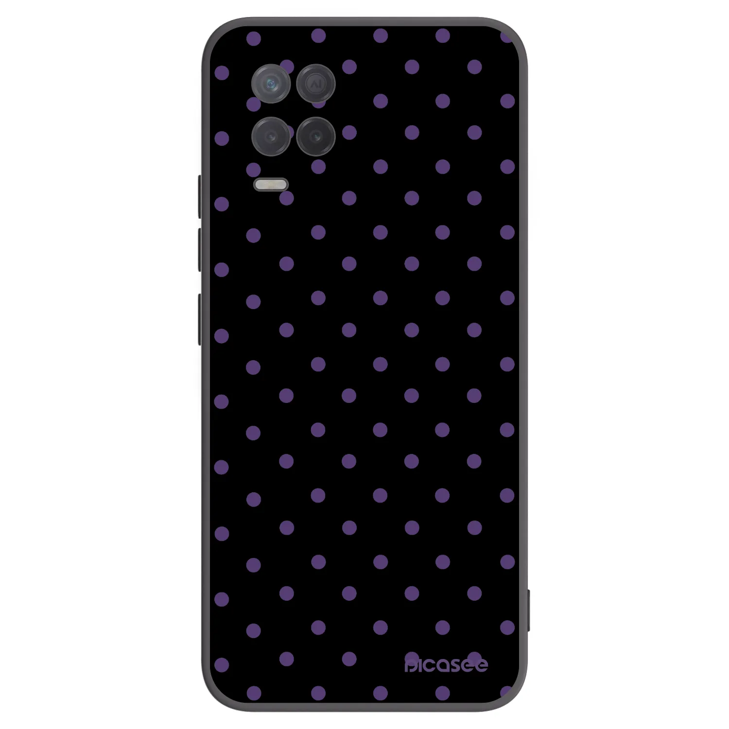 Picasee husă neagră din silicon pentru Realme 8 5G - Flickers