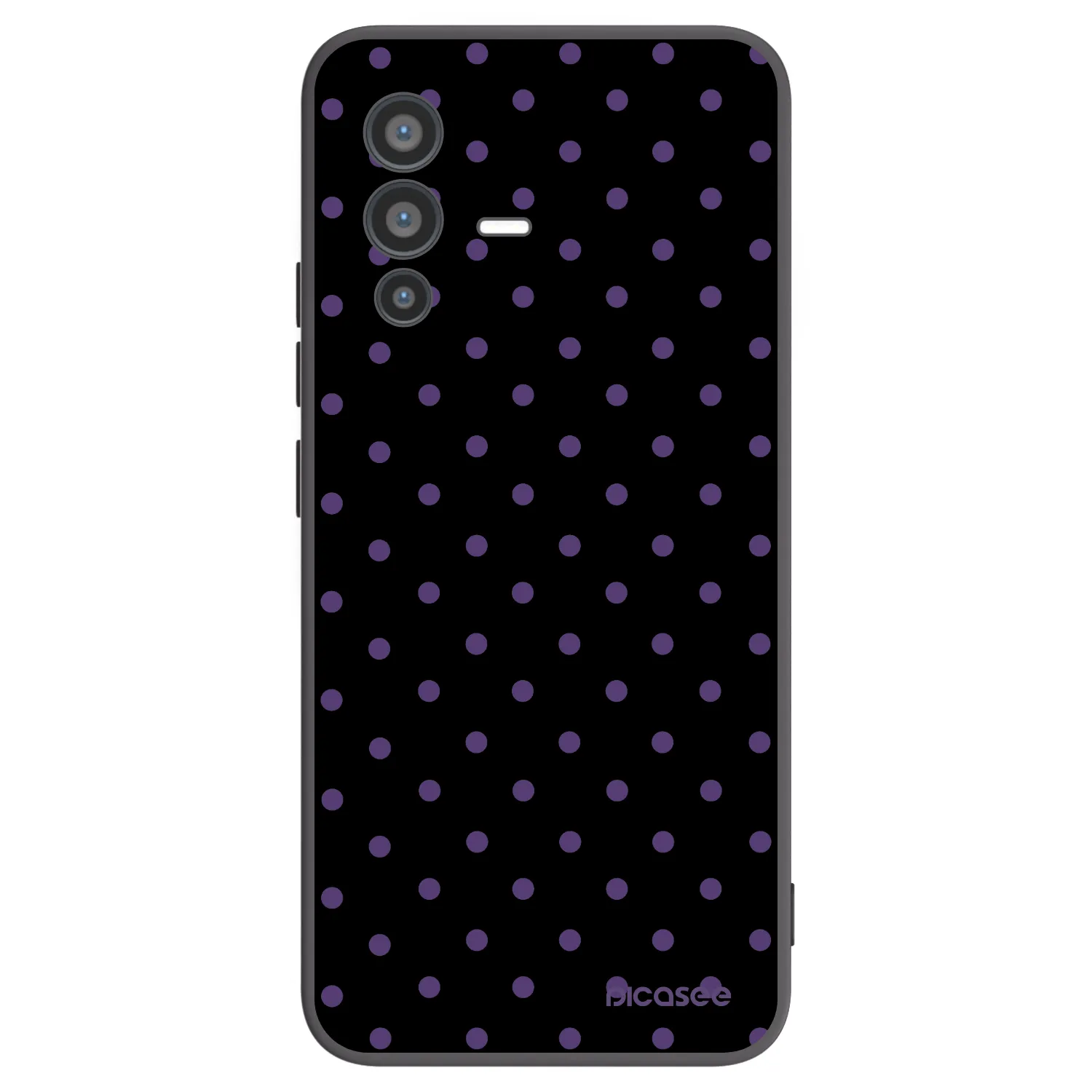 Picasee husă neagră din silicon pentru Vivo V23 5G - Flickers