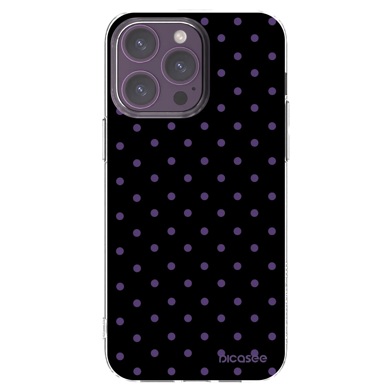 Picasee husă transparentă din silicon pentru Apple iPhone 14 Pro Max - Flickers