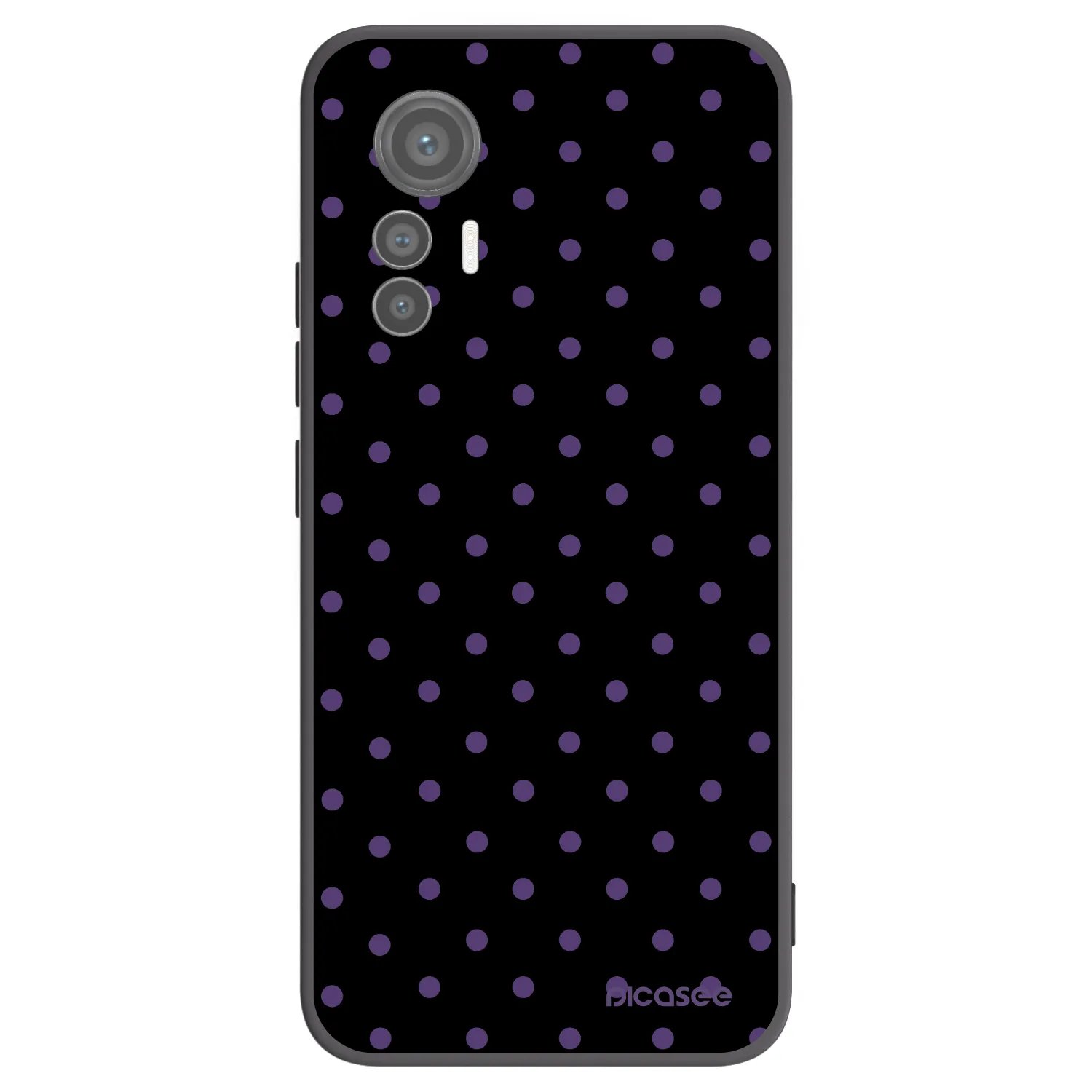 Picasee husă neagră din silicon pentru Xiaomi 12 Lite - Flickers