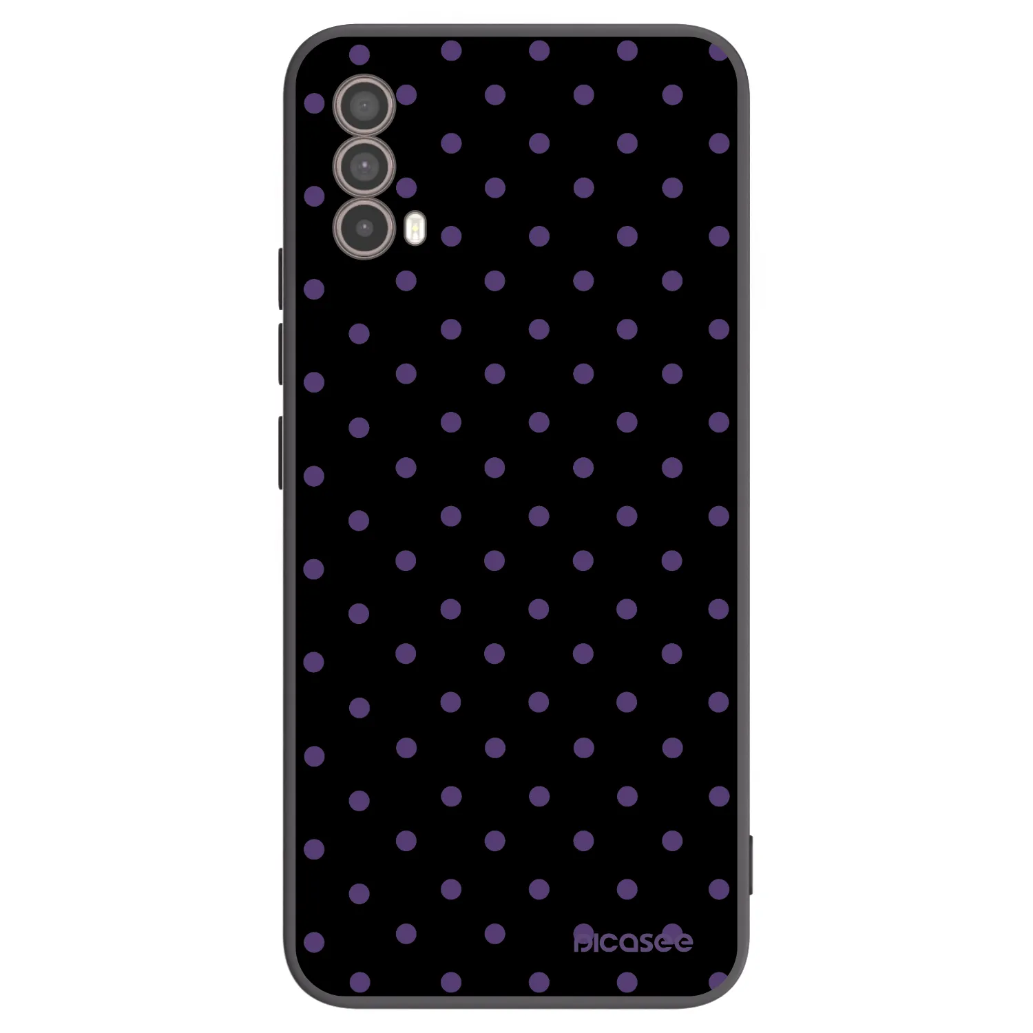 Picasee husă neagră din silicon pentru Motorola Moto E40 - Flickers