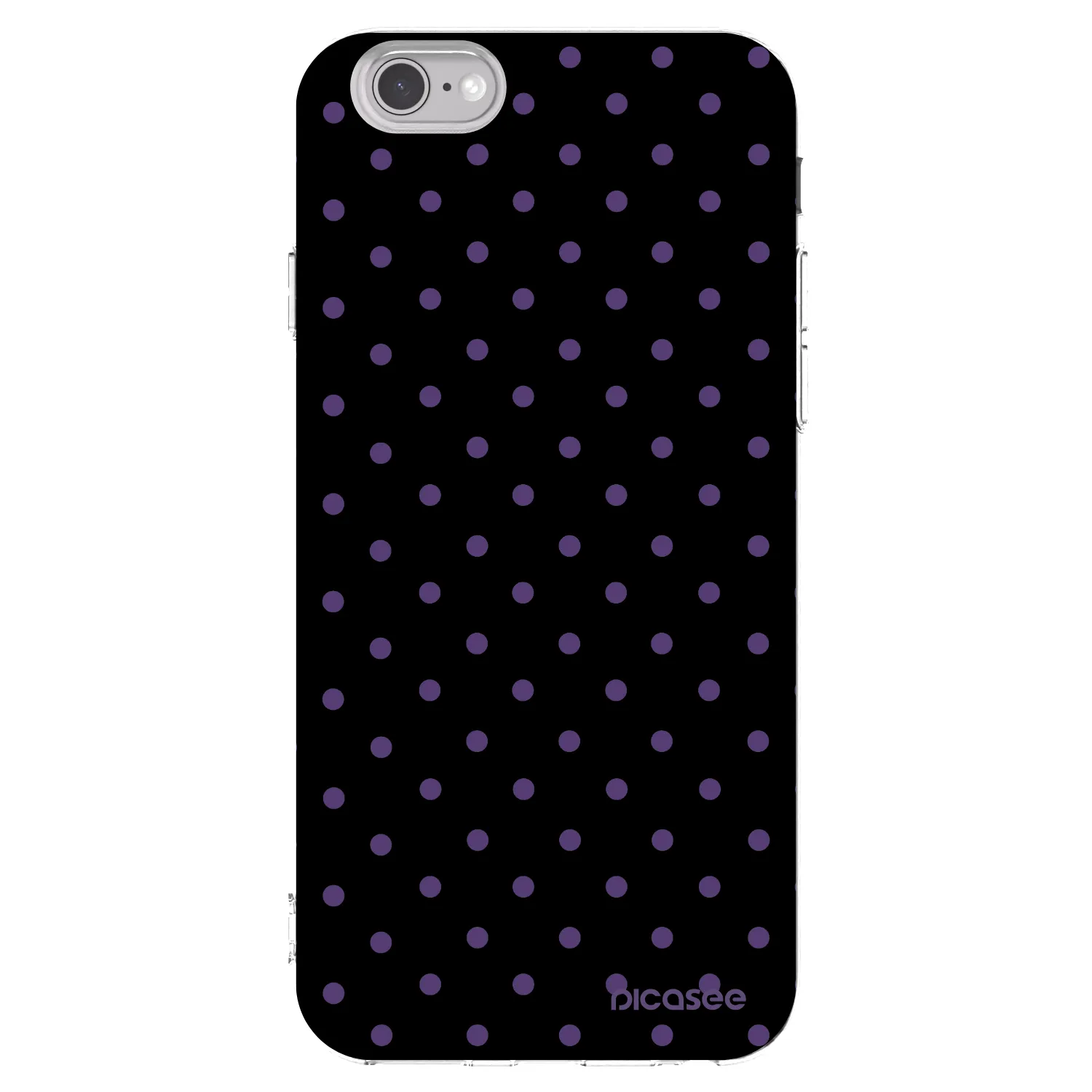 Picasee husă transparentă din silicon pentru Apple iPhone 6/6S - Flickers