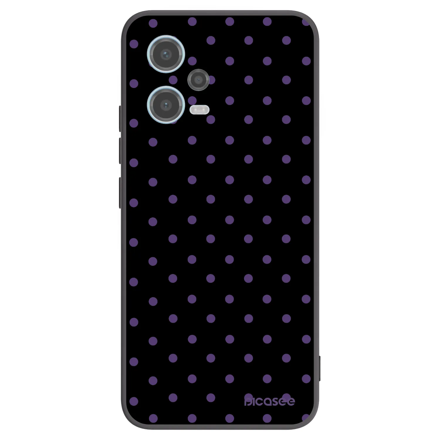 Picasee husă neagră din silicon pentru Xiaomi Redmi Note 12 5G - Flickers