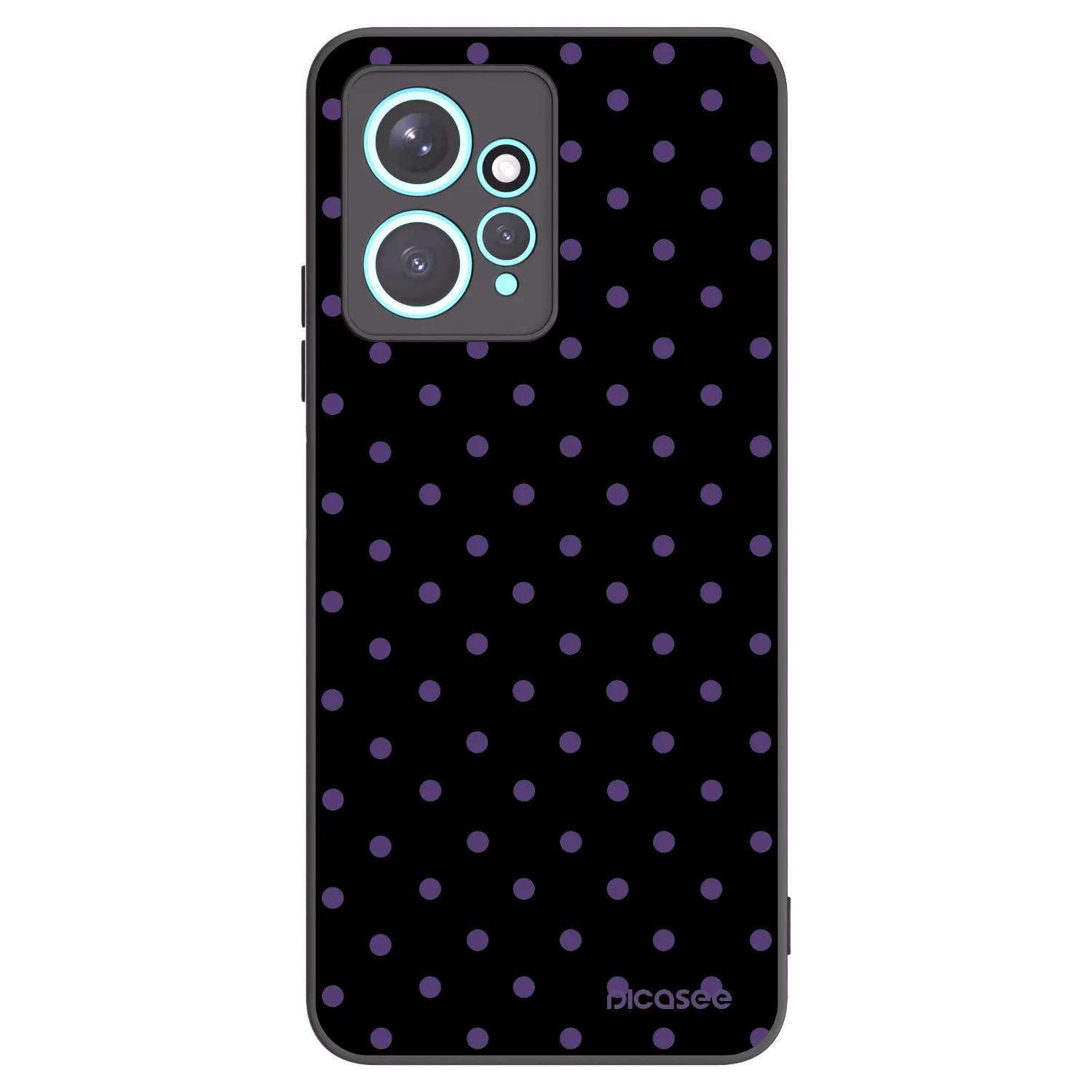 Picasee husă neagră din silicon pentru Xiaomi Redmi Note 12 4G - Flickers