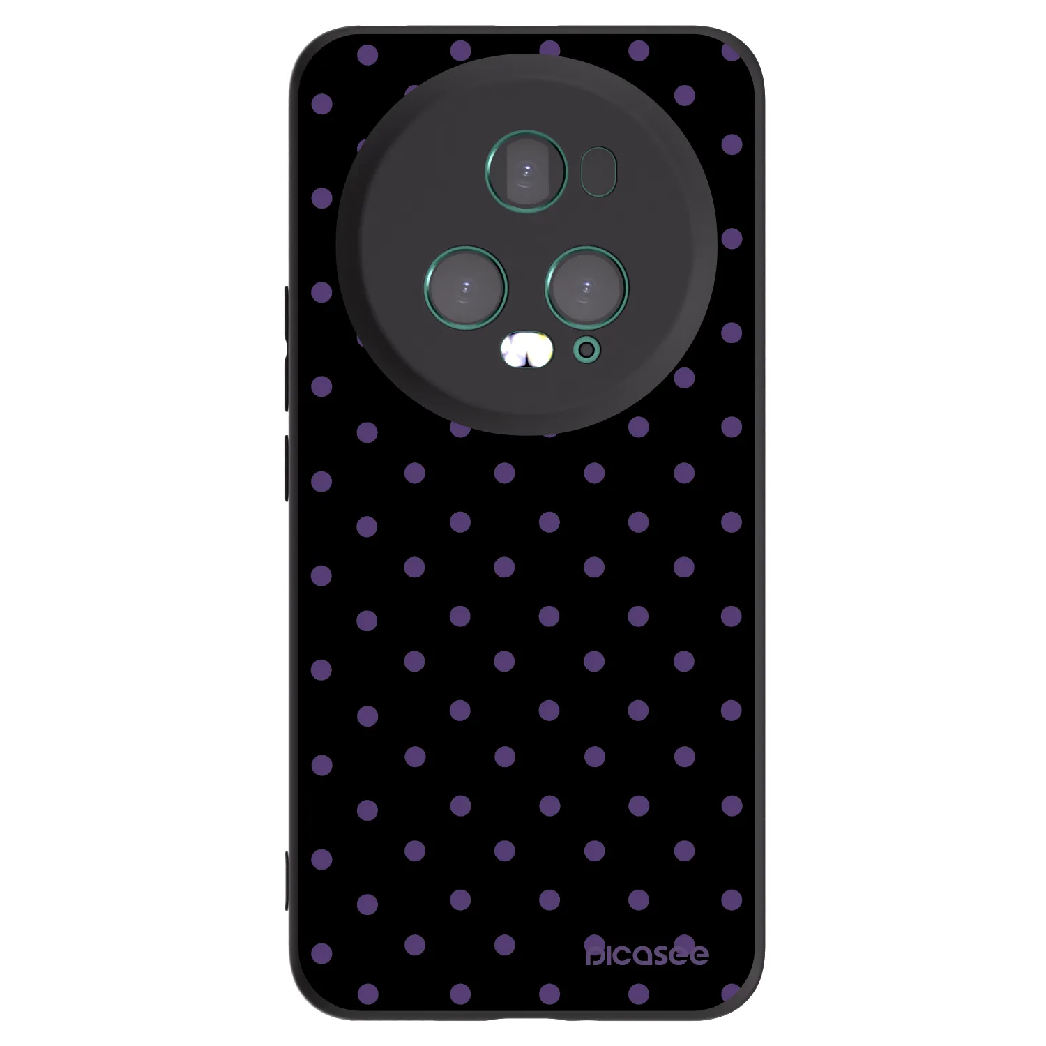 Picasee husă neagră din silicon pentru Honor Magic5 Pro - Flickers